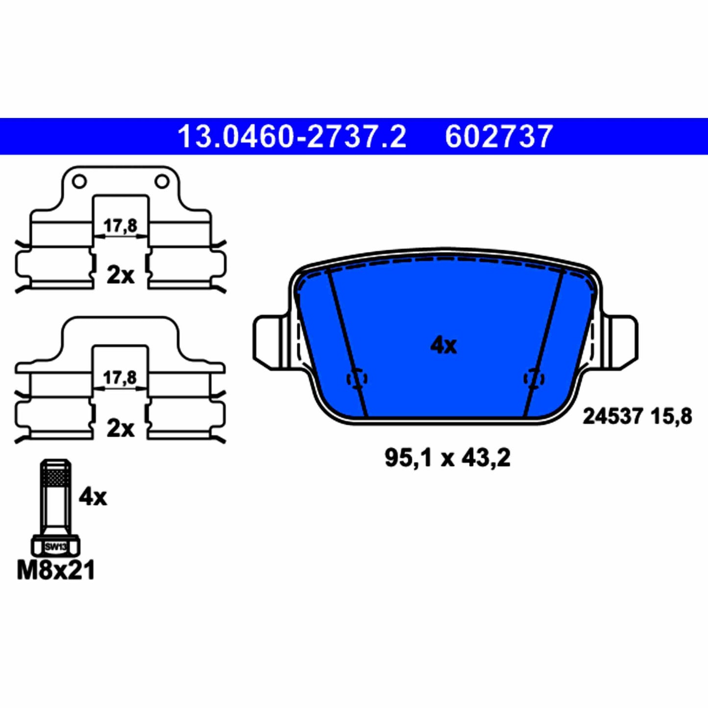 ATE Disc Brake Pad