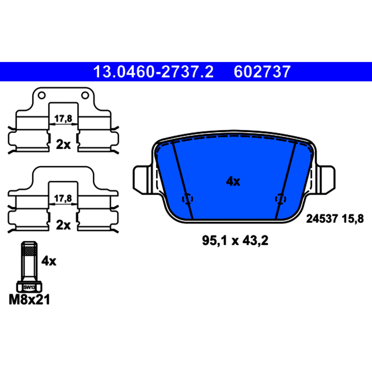 ATE Disc Brake Pad