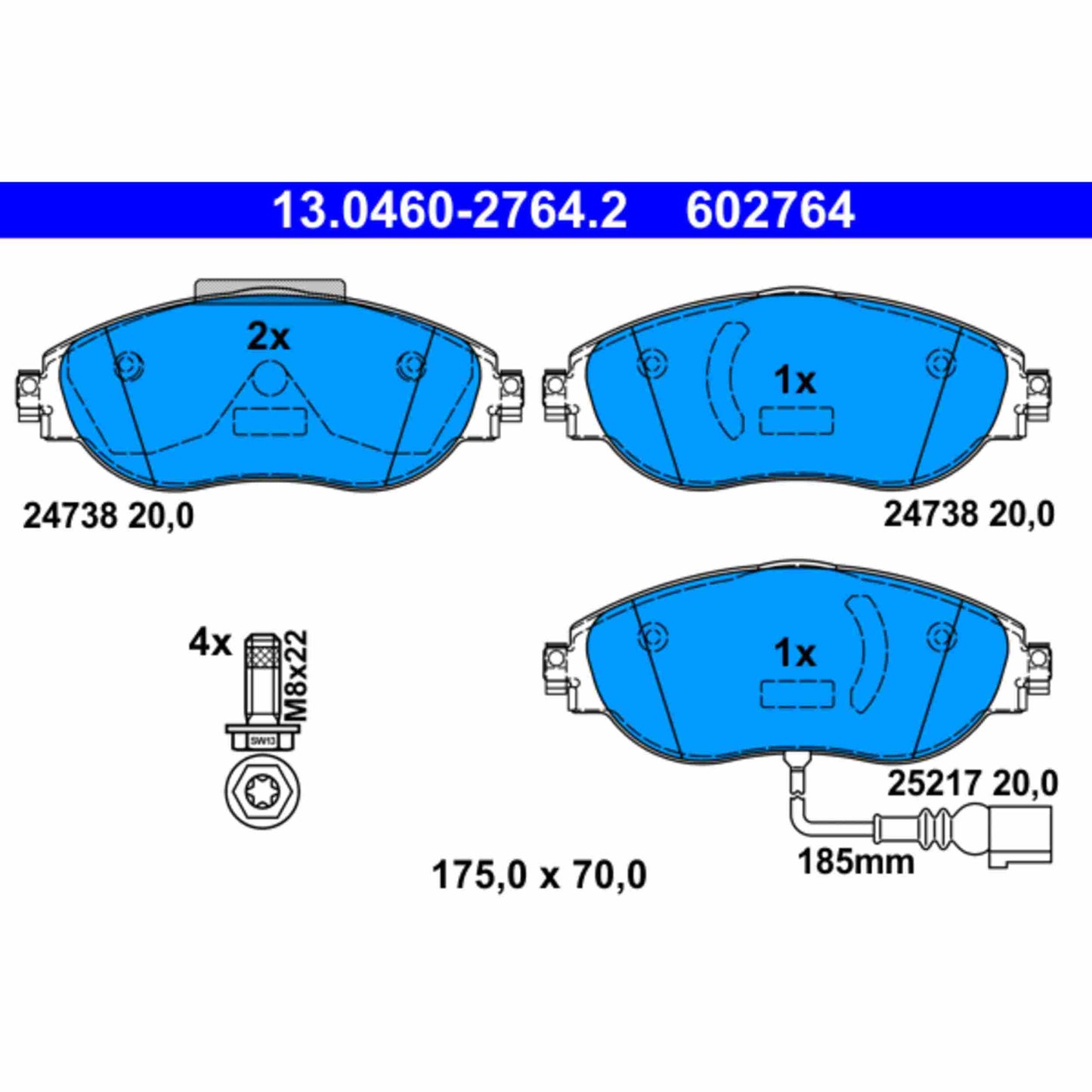 ATE Disc Brake Pad