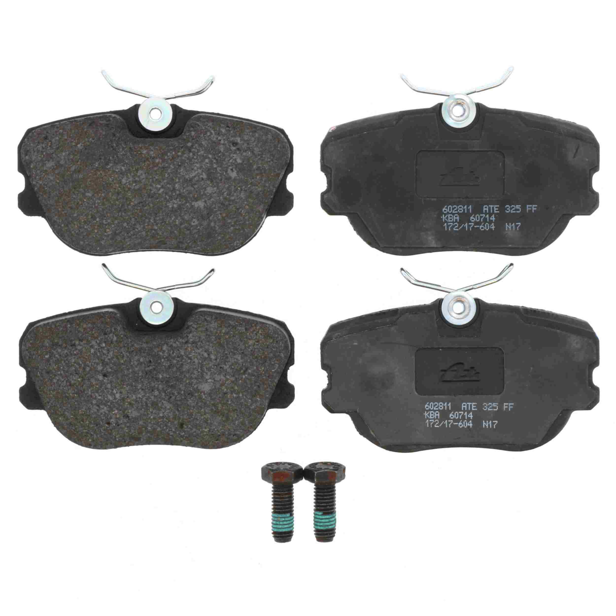 ATE Disc Brake Pad Set  top view frsport 602811