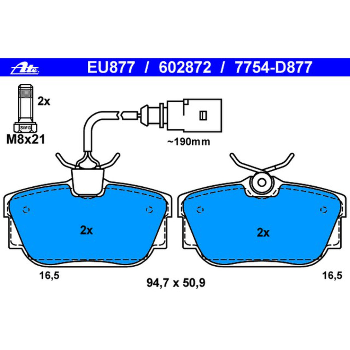 ATE Disc Brake Pad