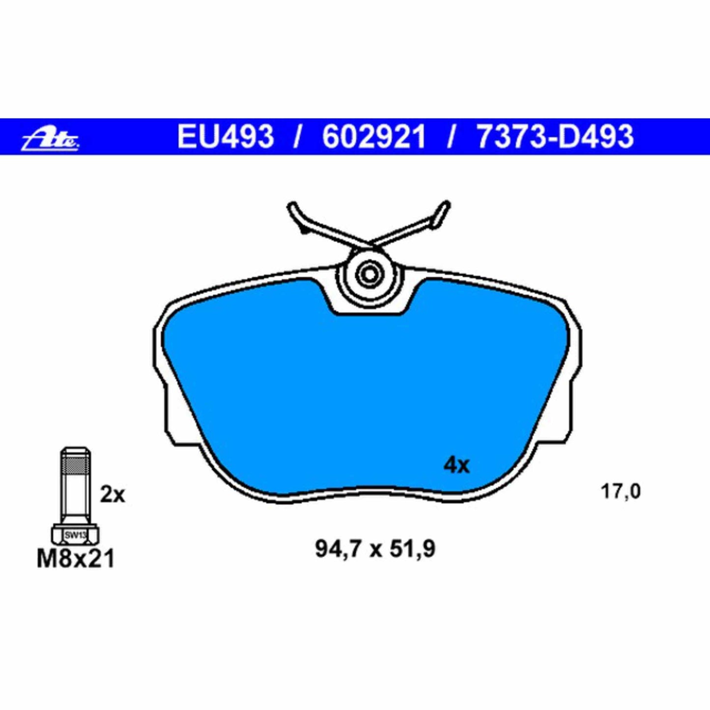 ATE Disc Brake Pad