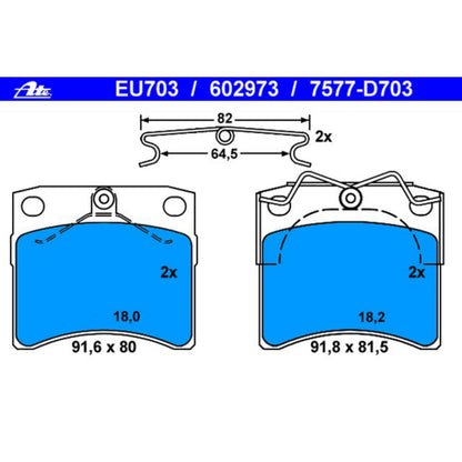 ATE Disc Brake Pad