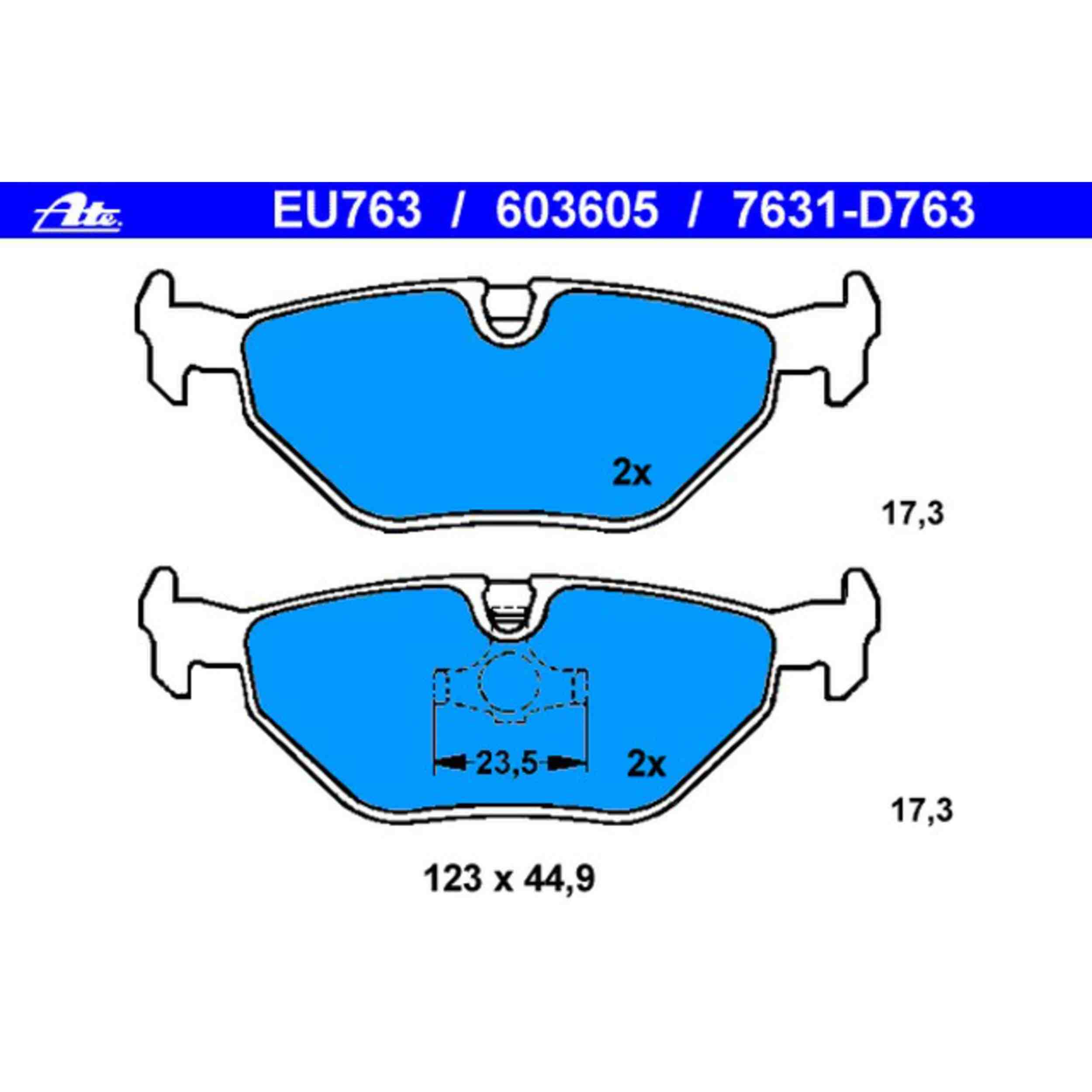 ATE Disc Brake Pad