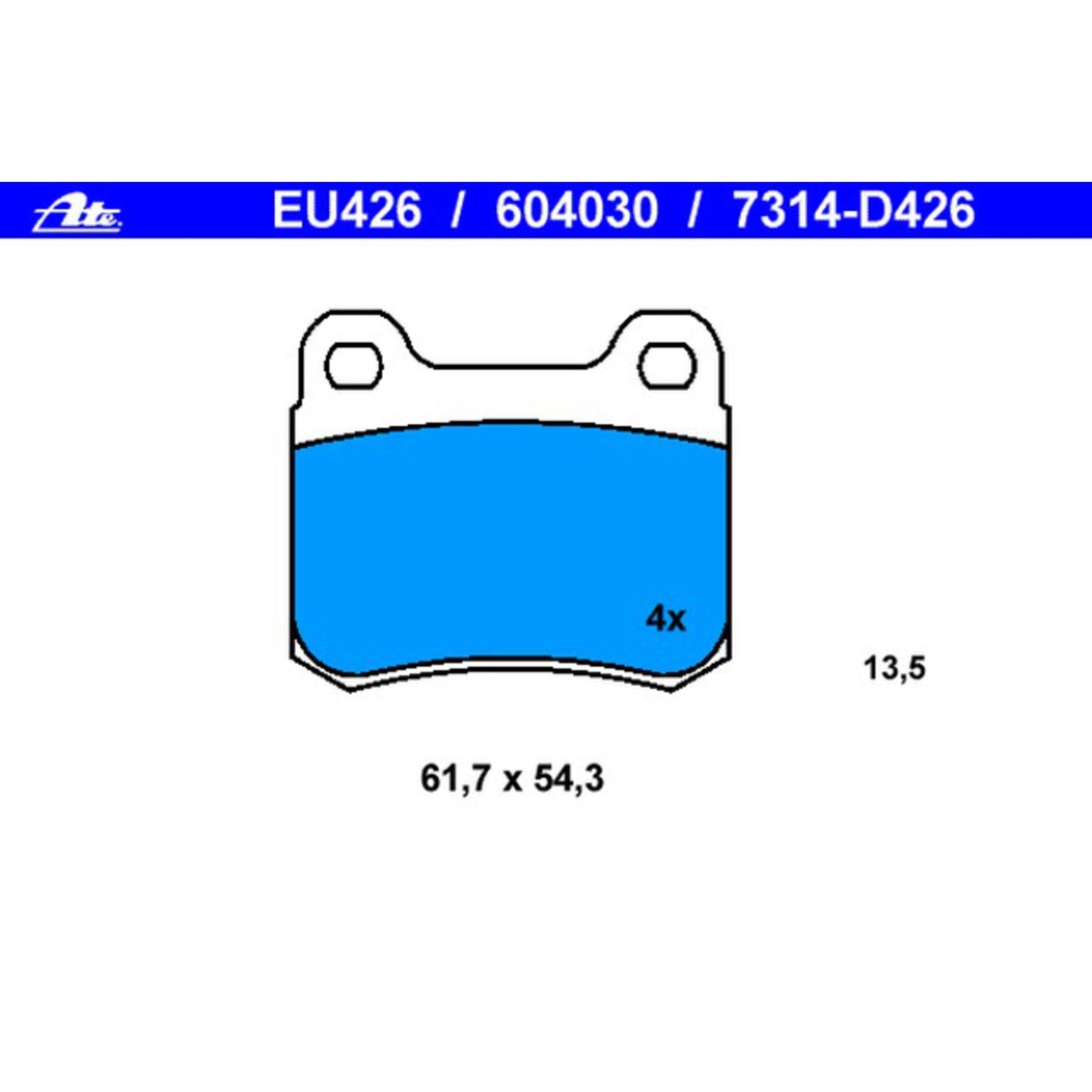 ATE Disc Brake Pad