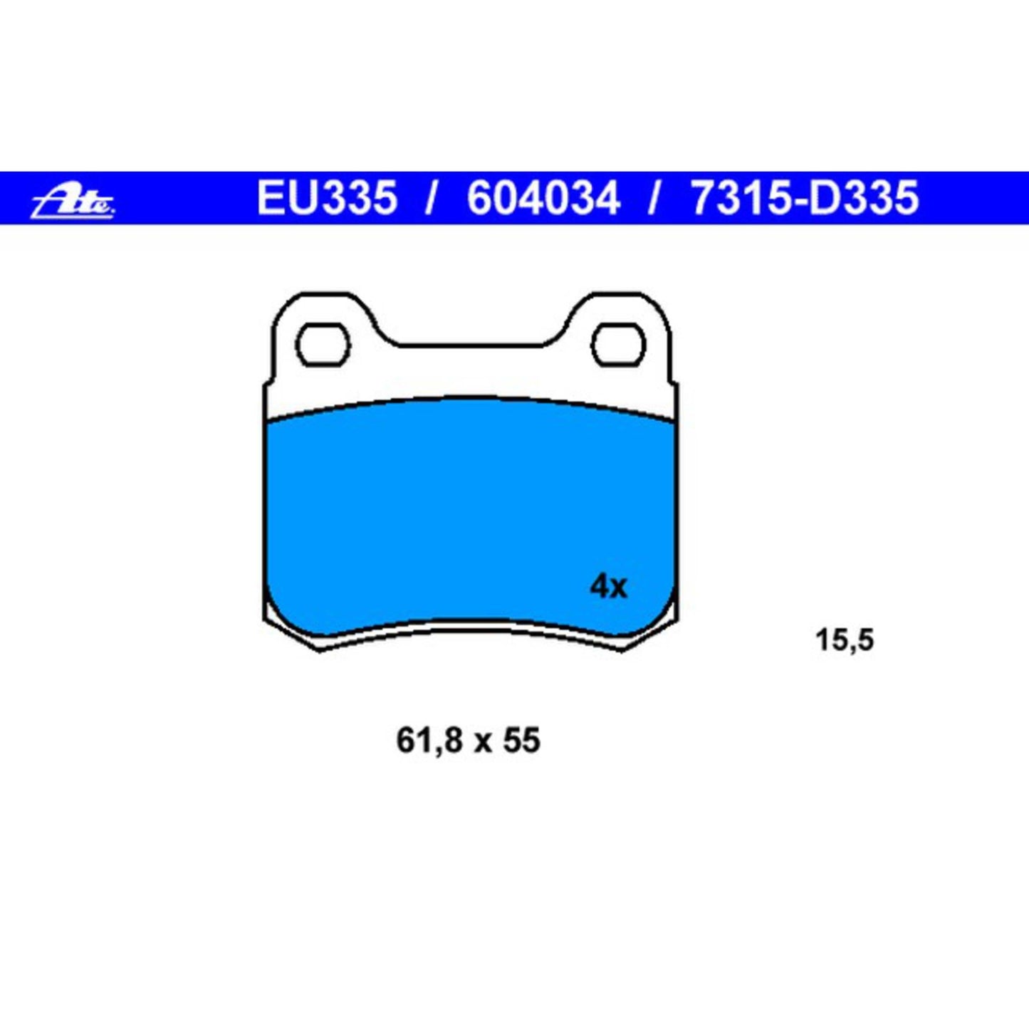 ATE Disc Brake Pad