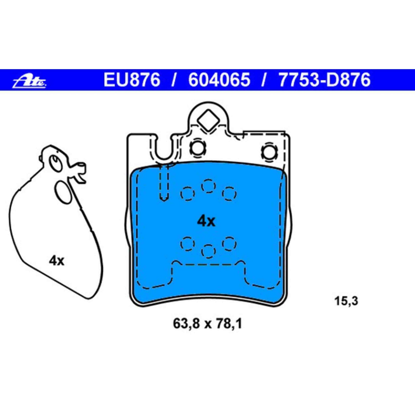 ATE Disc Brake Pad