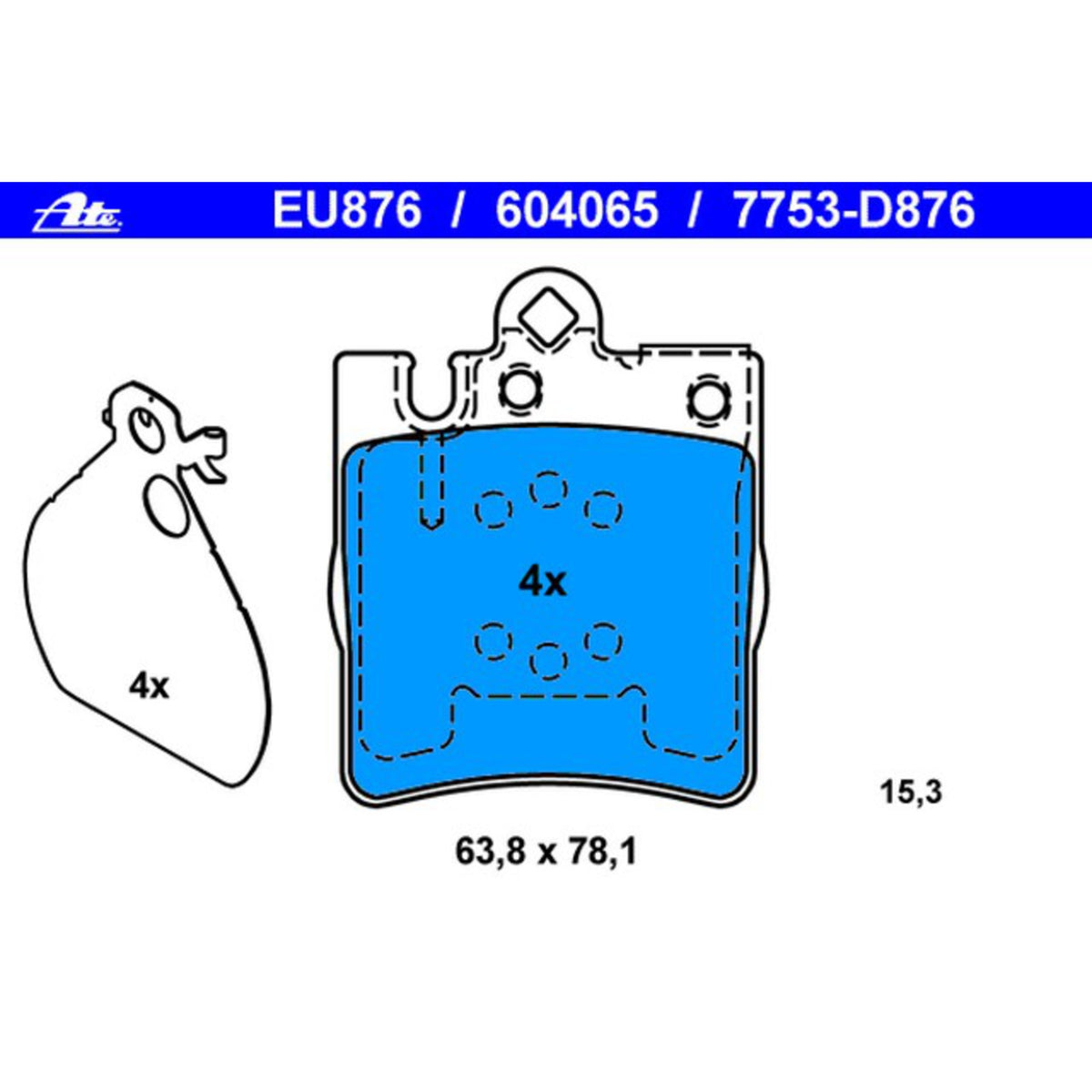 ATE Disc Brake Pad