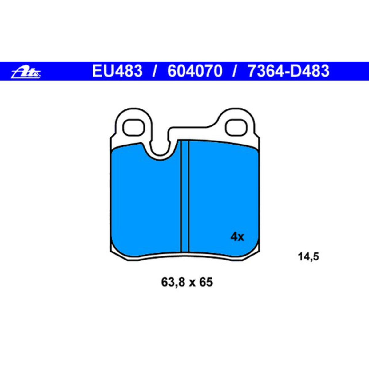 ATE Disc Brake Pad