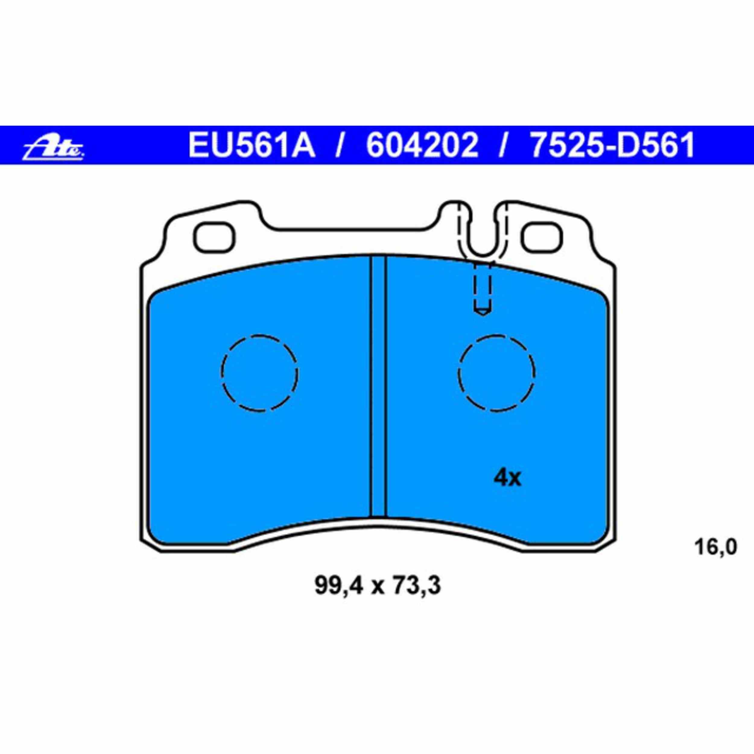ATE Disc Brake Pad