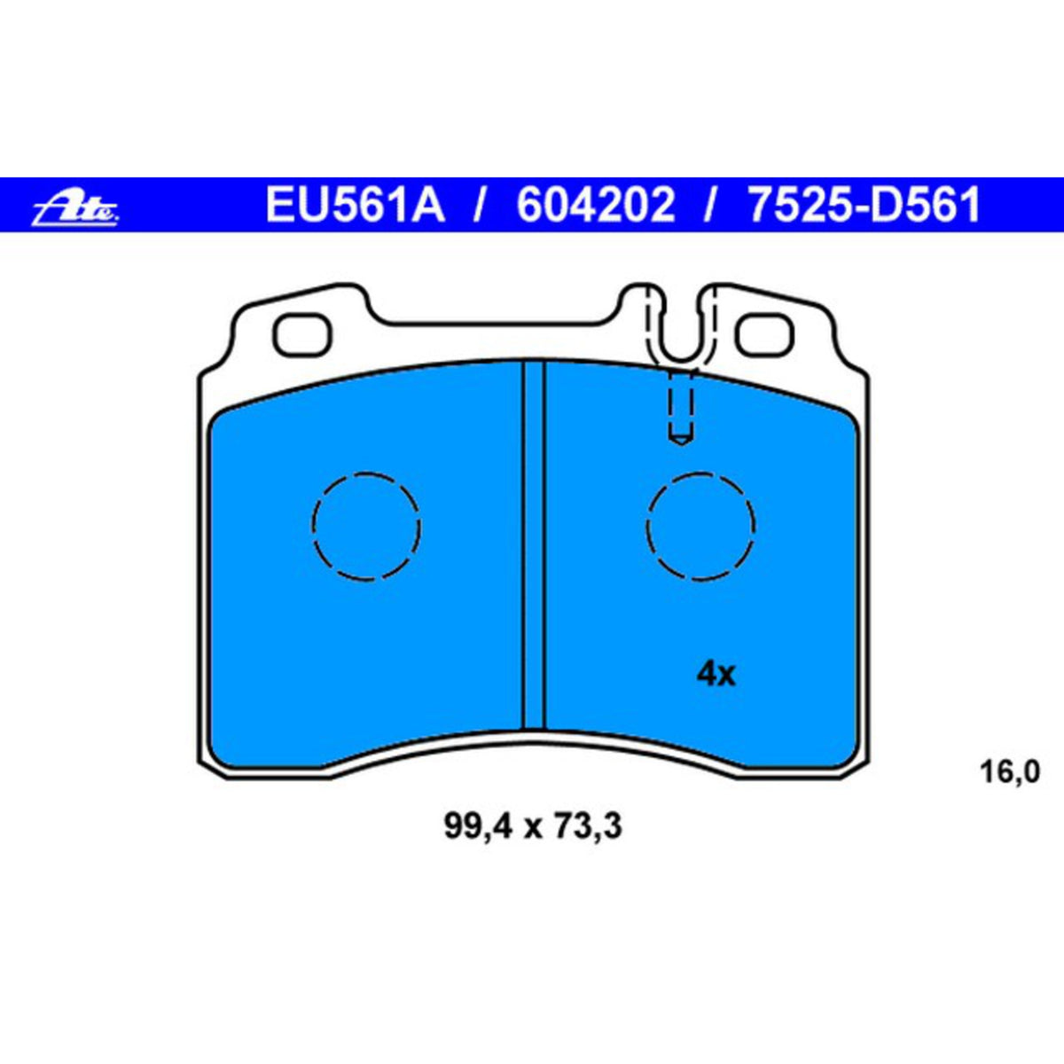 ATE Disc Brake Pad