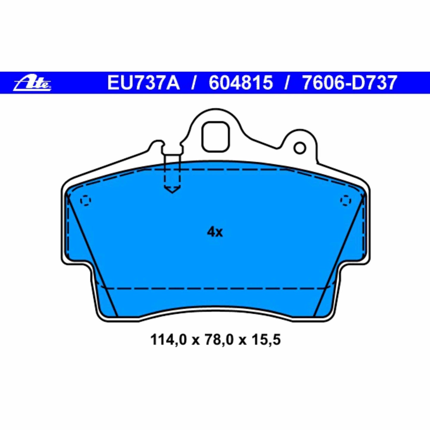 ATE Disc Brake Pad