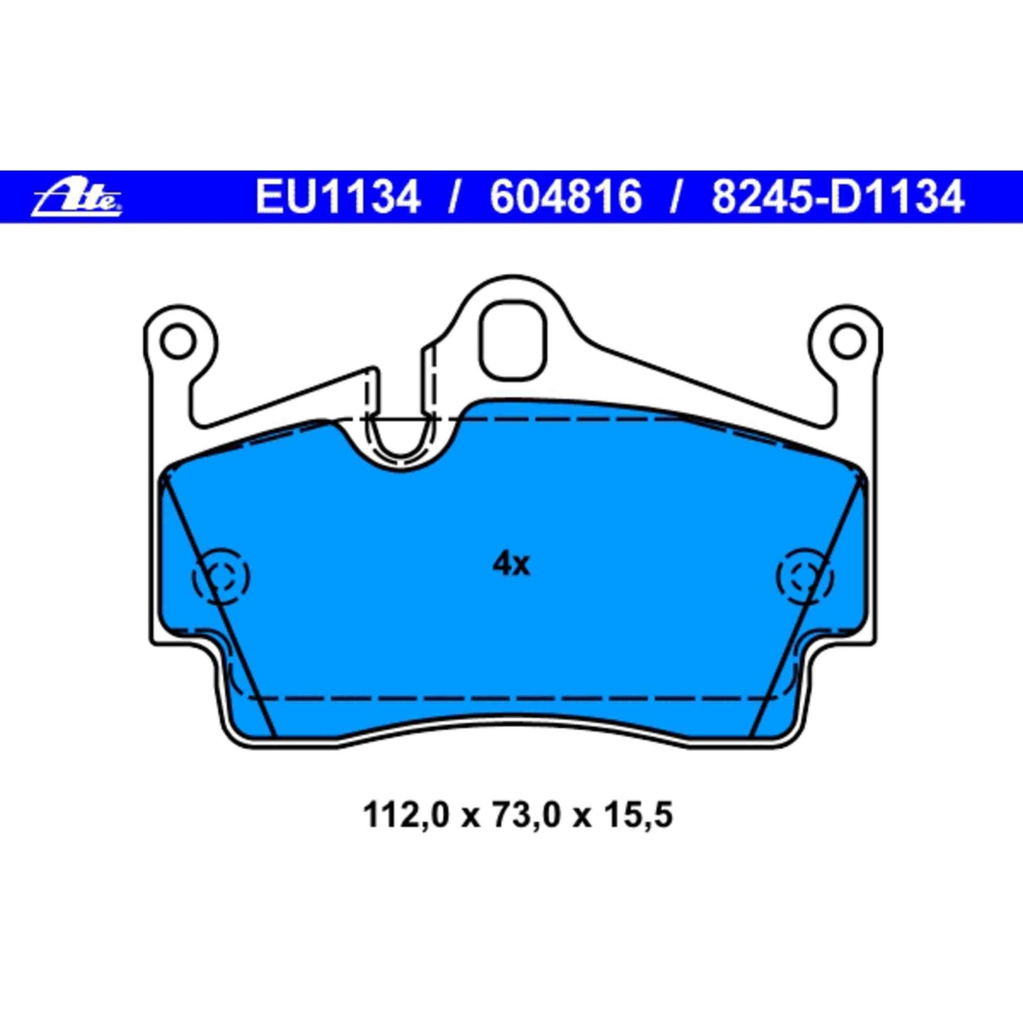 ATE Disc Brake Pad