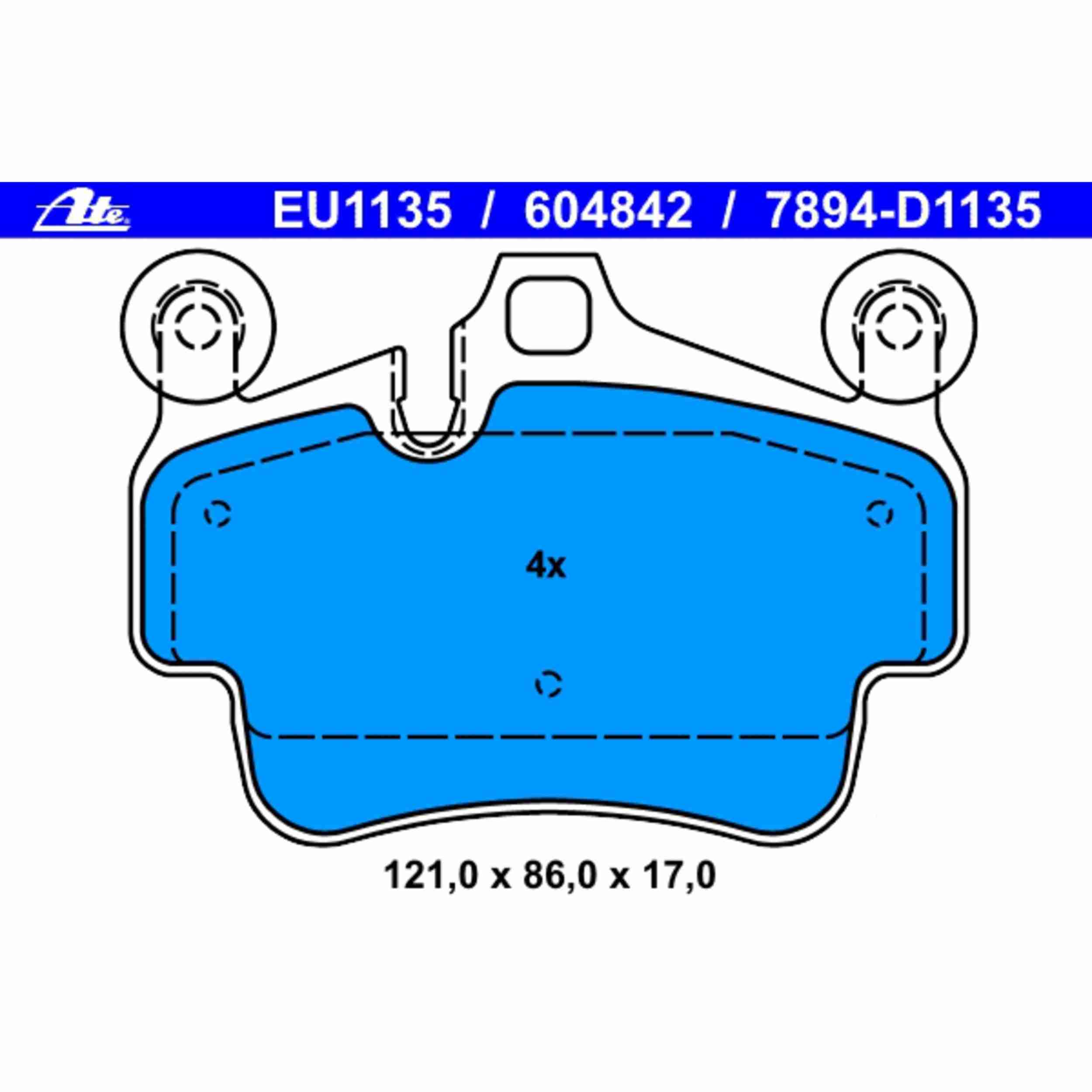 ATE Disc Brake Pad