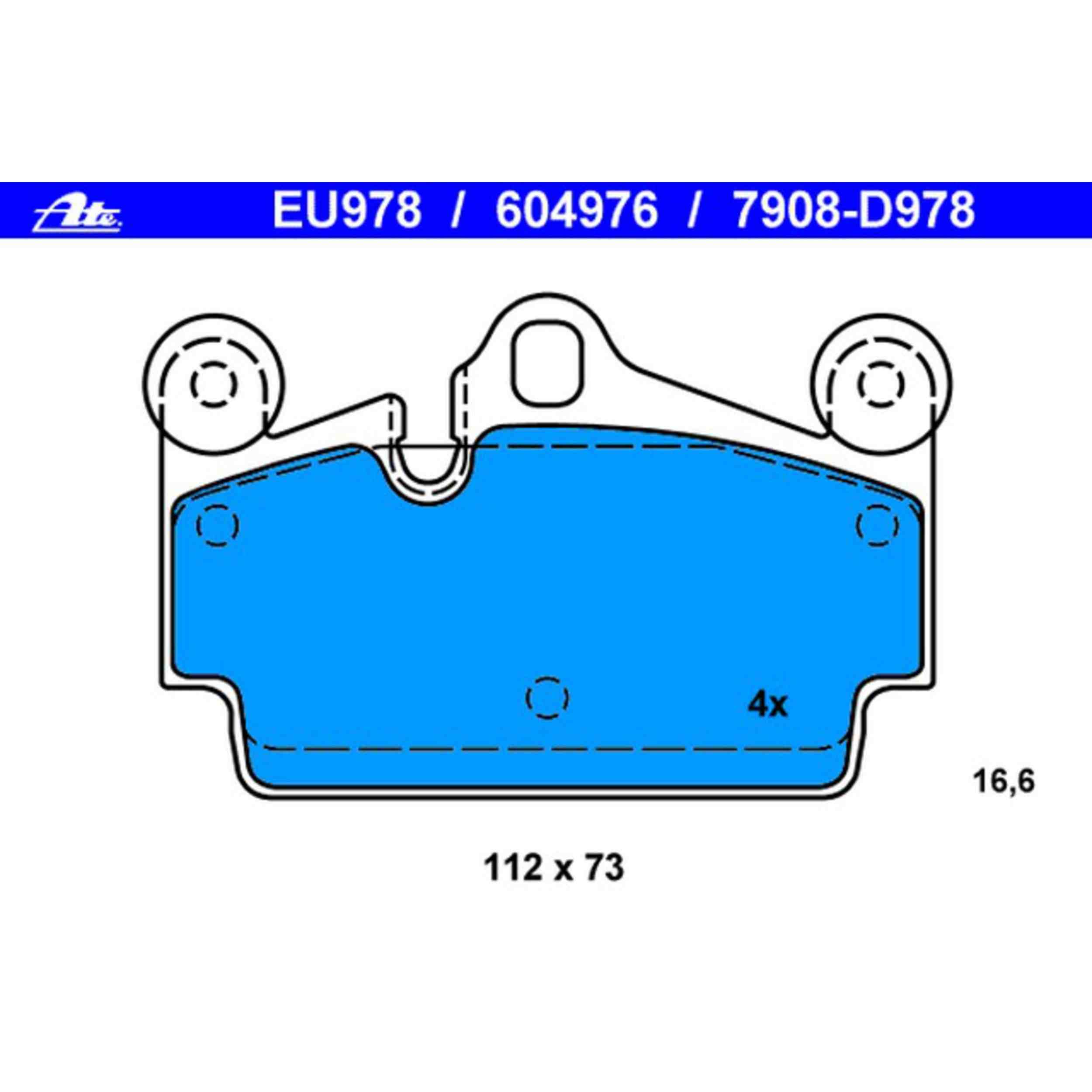 ATE Disc Brake Pad