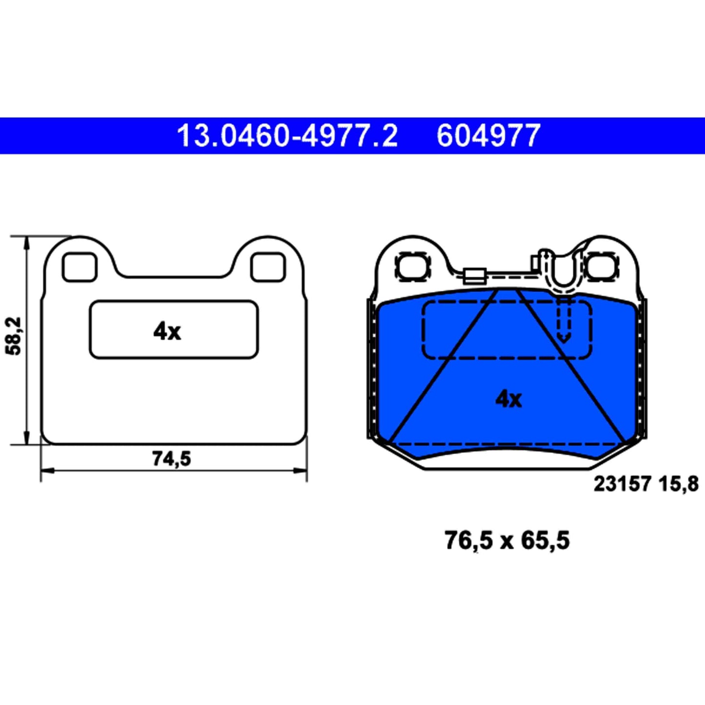 ATE Disc Brake Pad