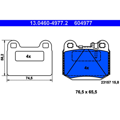 ATE Disc Brake Pad