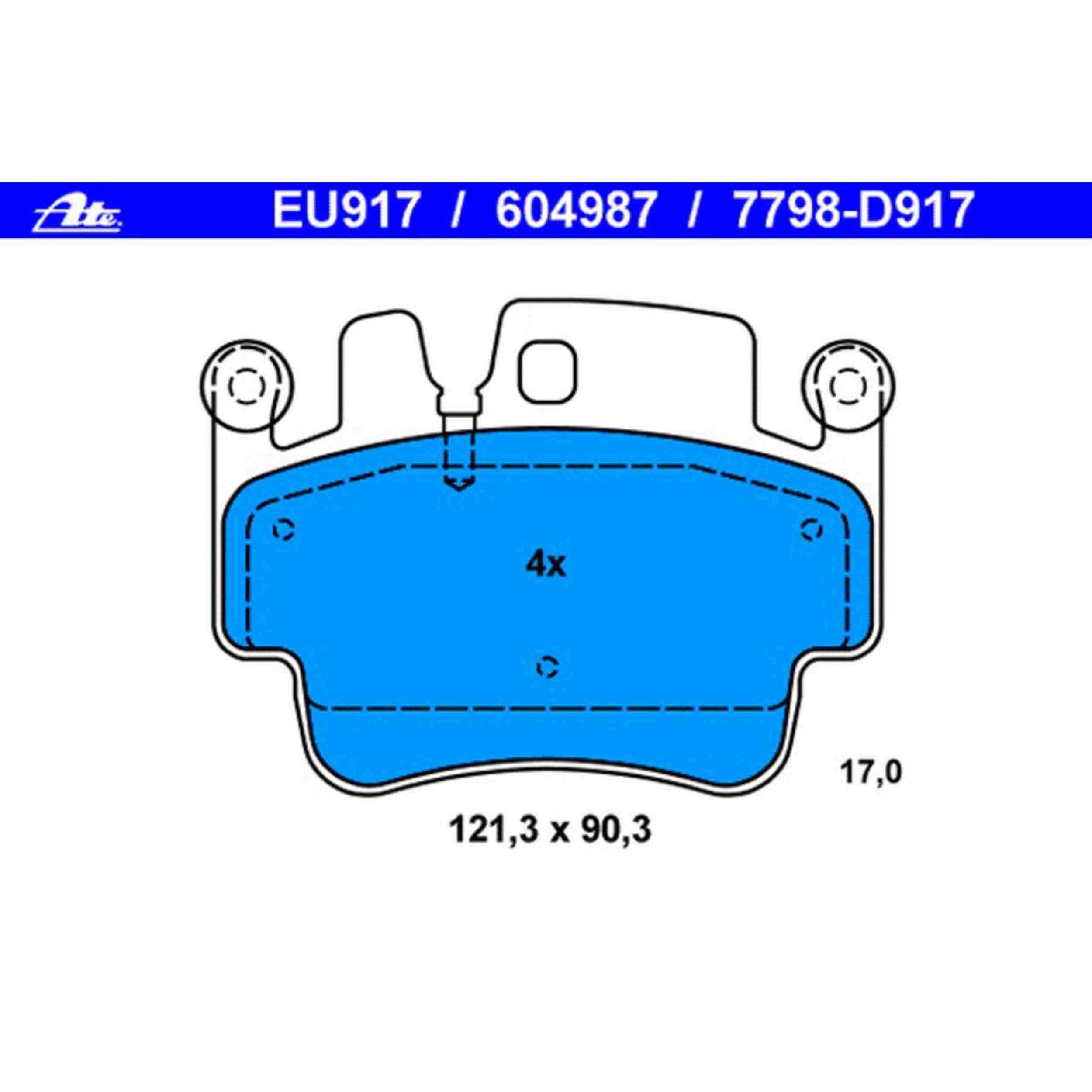 ATE Disc Brake Pad