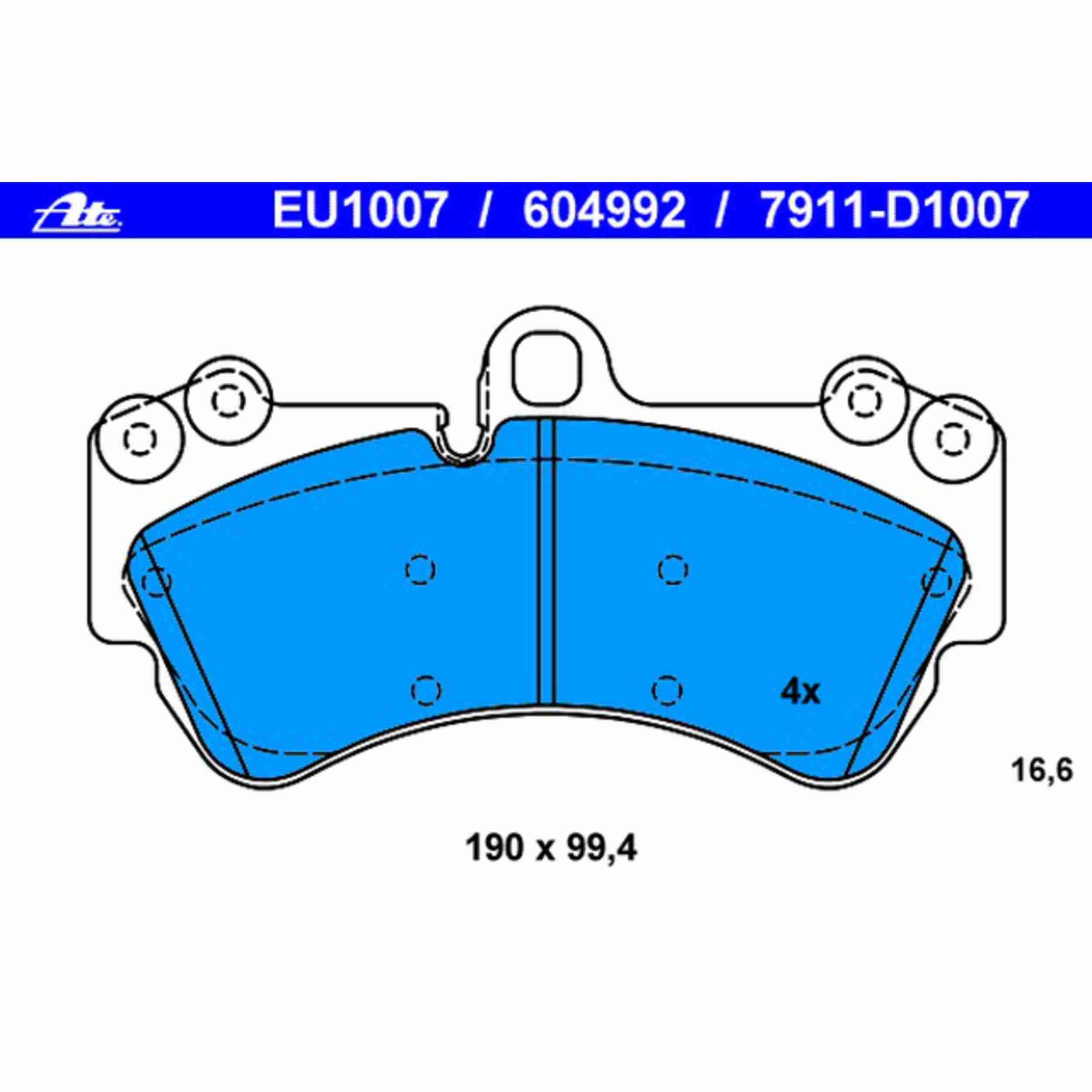 ATE Disc Brake Pad