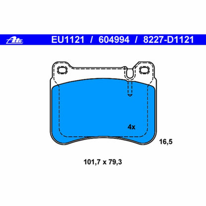 ATE Disc Brake Pad Set 604994