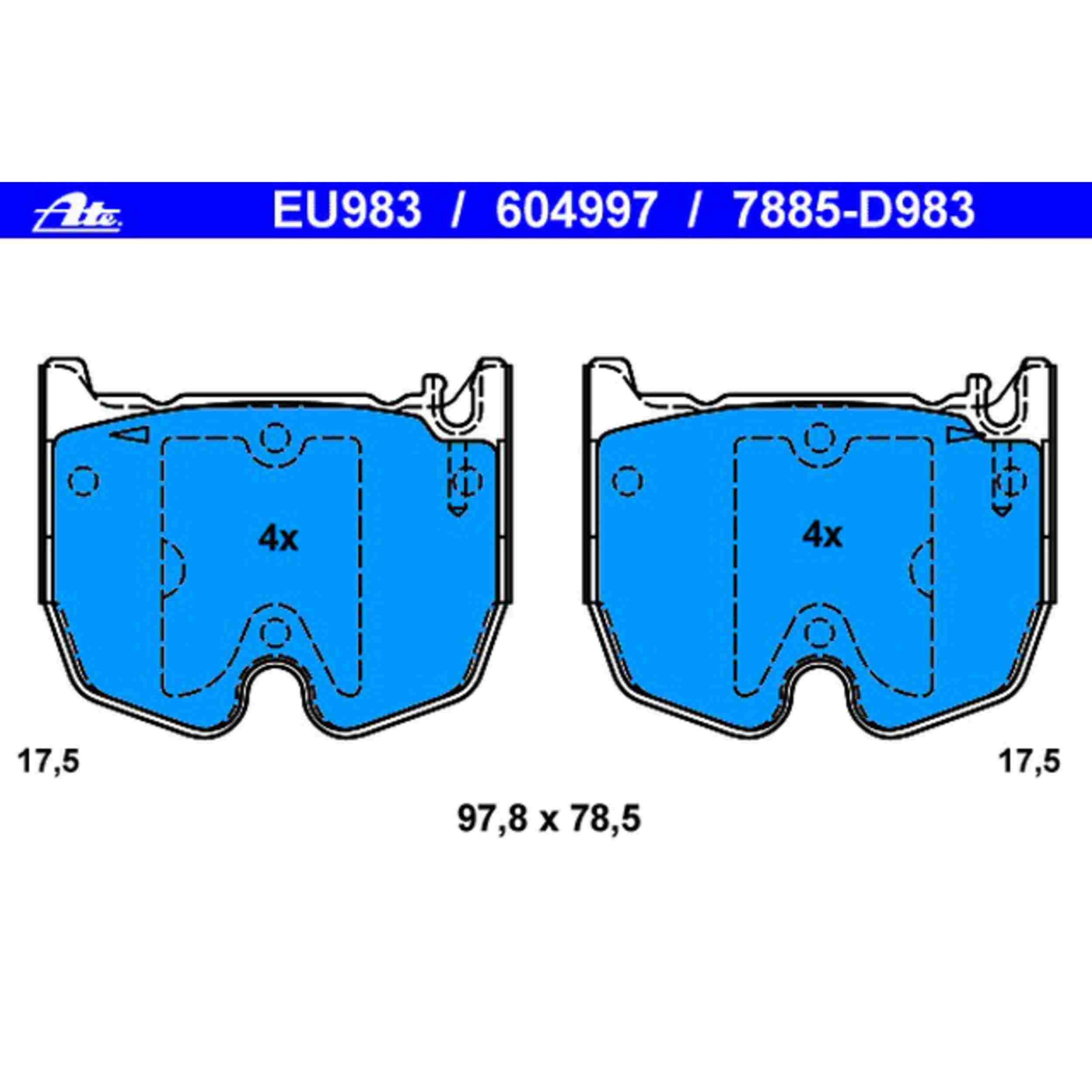 ATE Disc Brake Pad