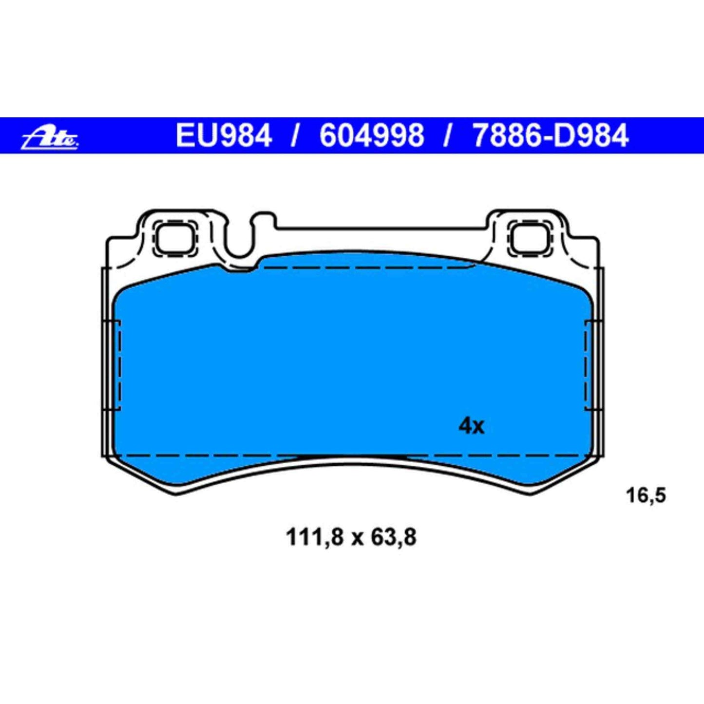 ATE Disc Brake Pad