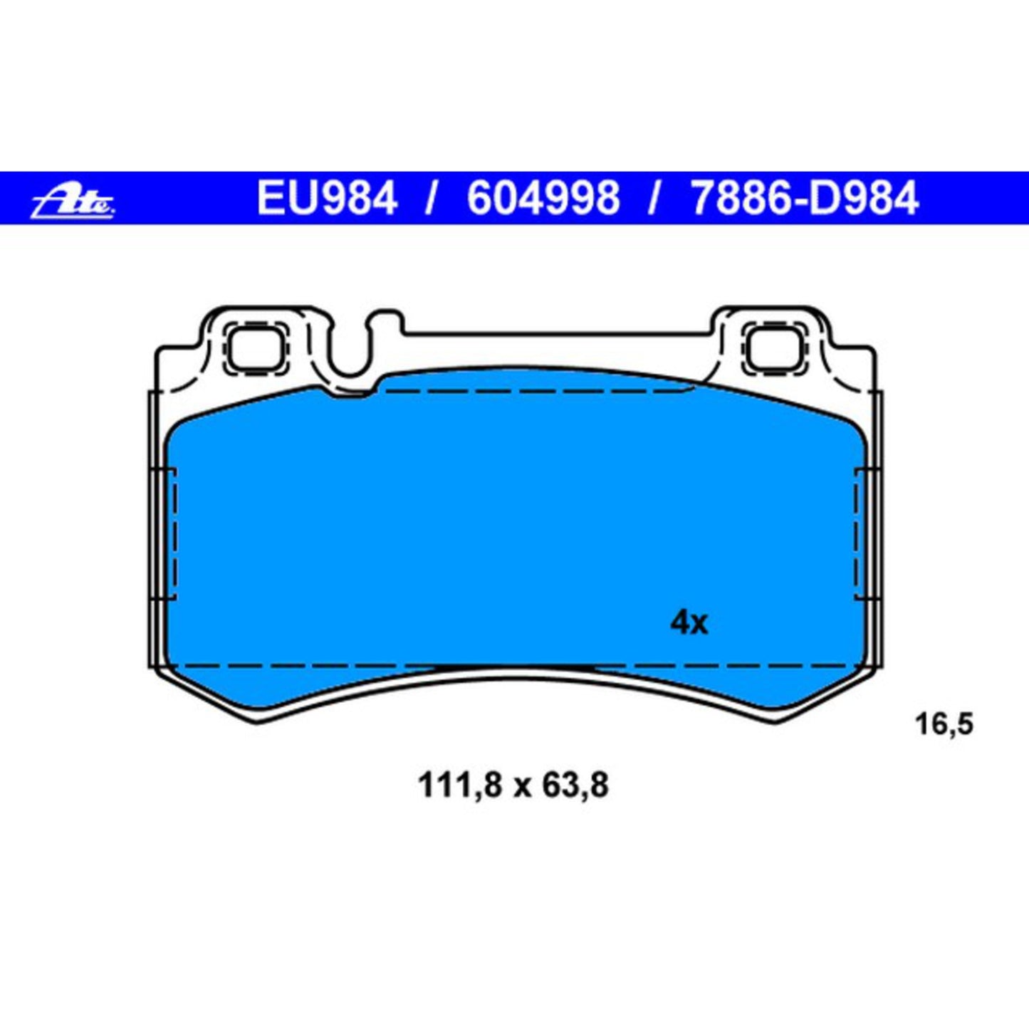 ATE Disc Brake Pad