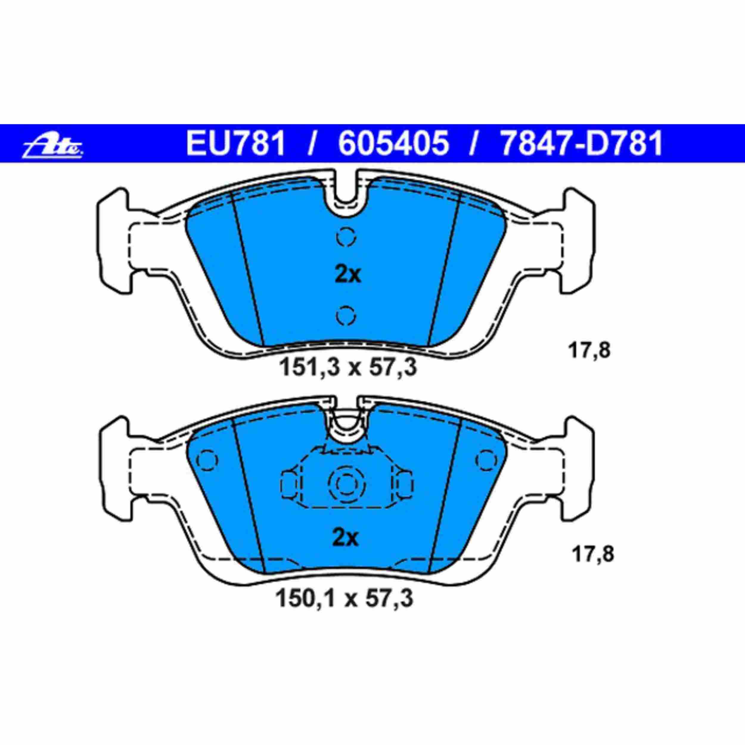 ATE Disc Brake Pad