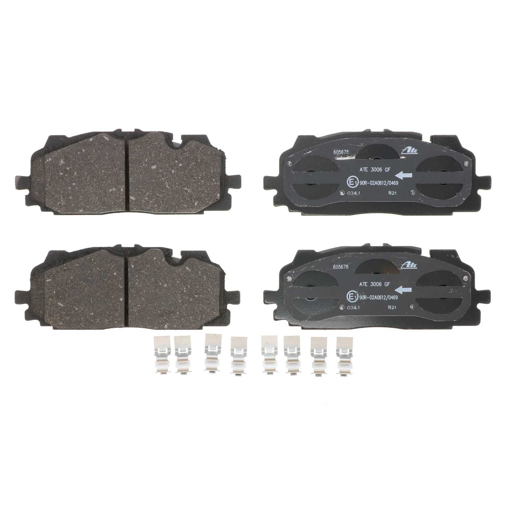 ATE Disc Brake Pad Set 605678