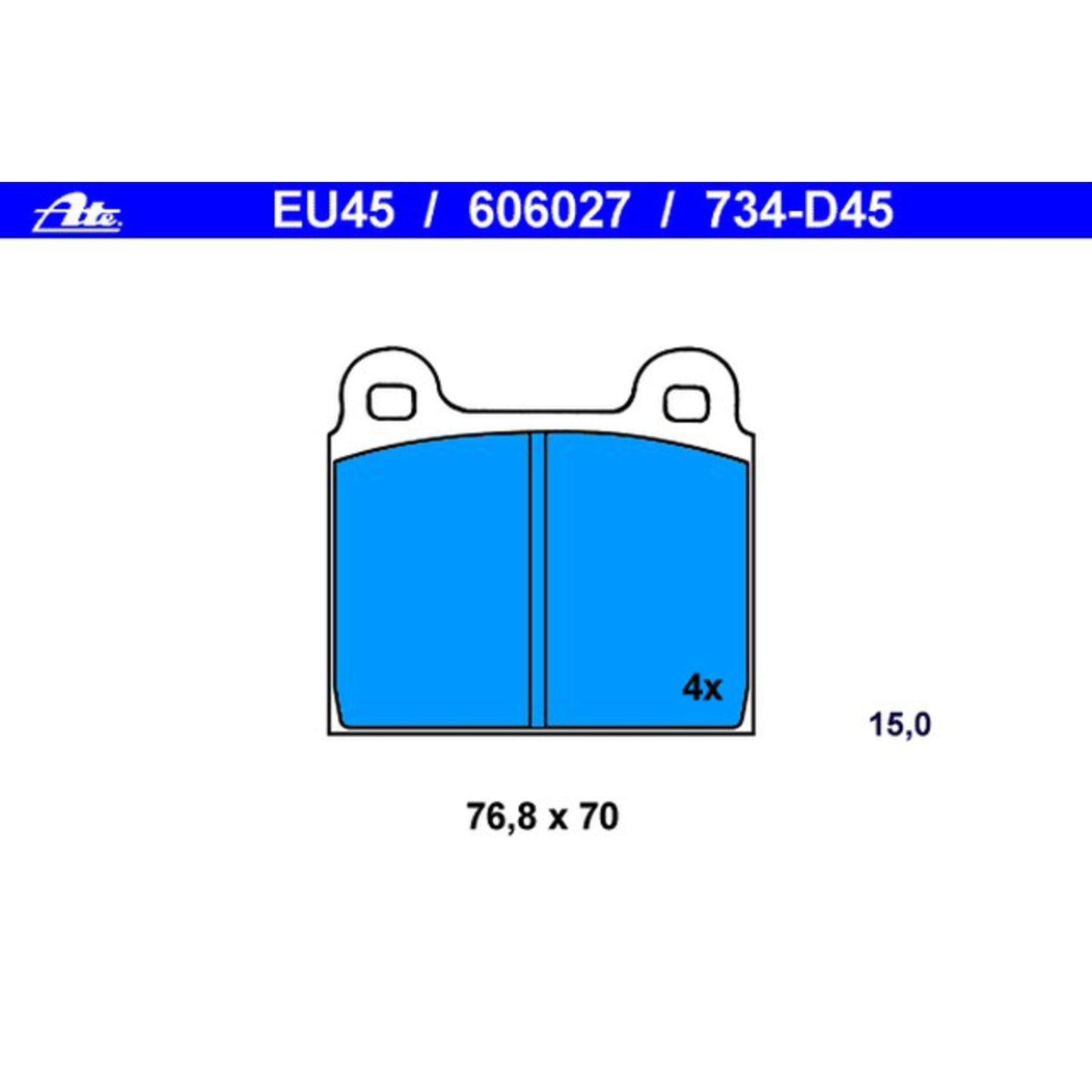 ATE Disc Brake Pad
