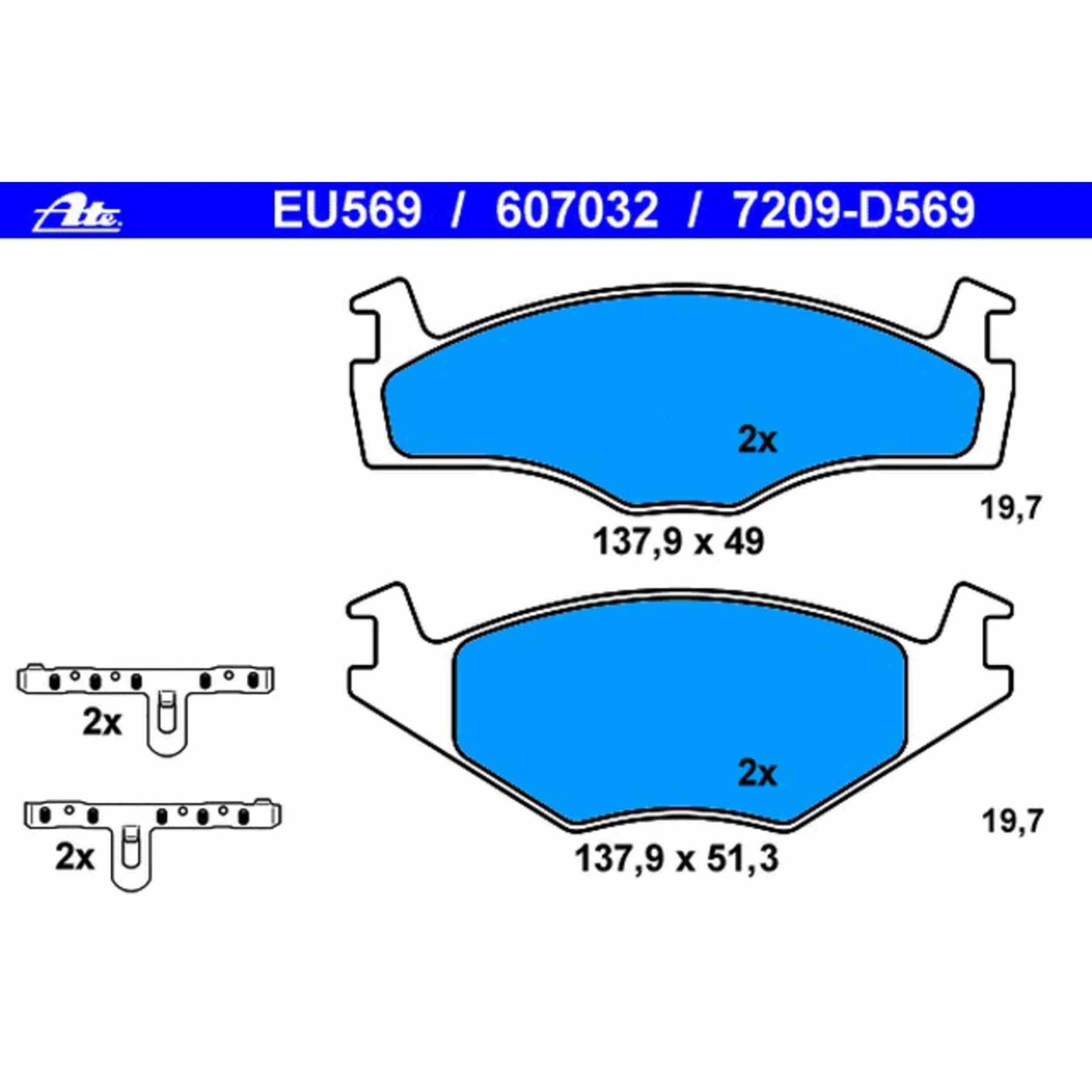 ATE Disc Brake Pad