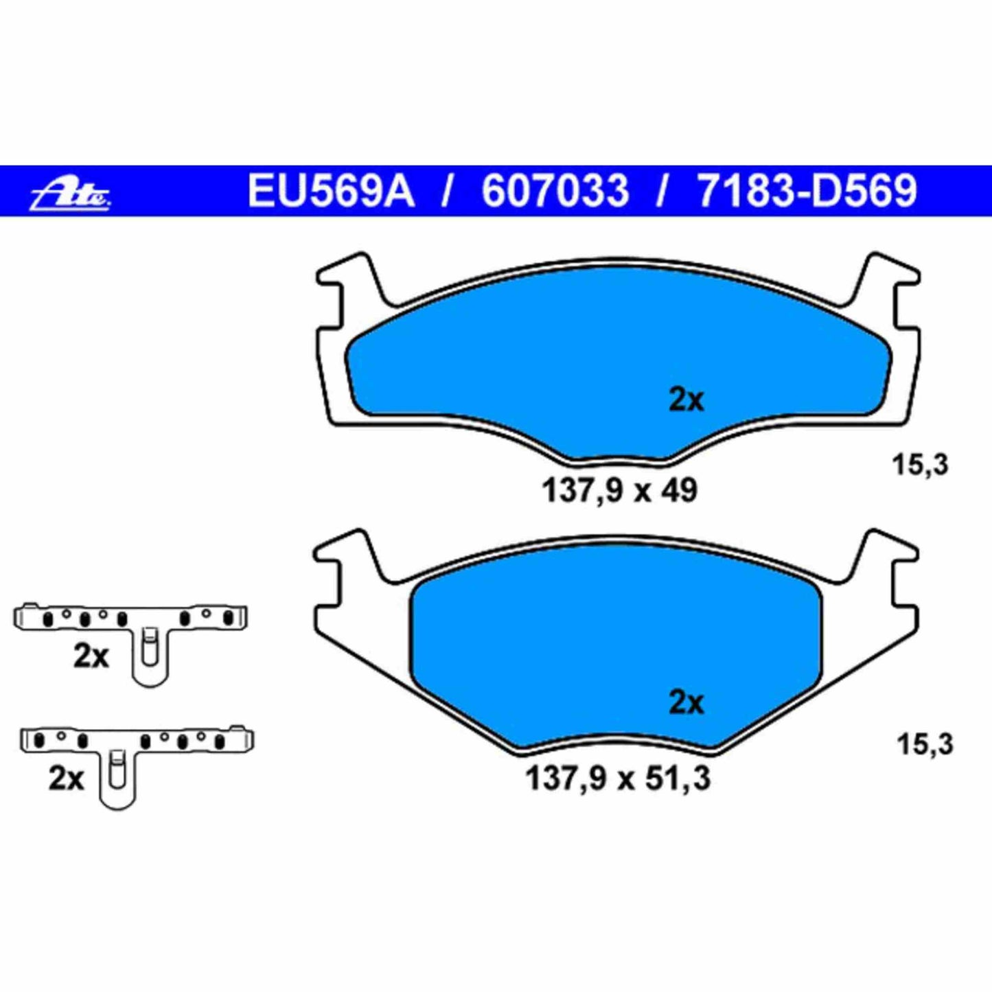 ATE Disc Brake Pad