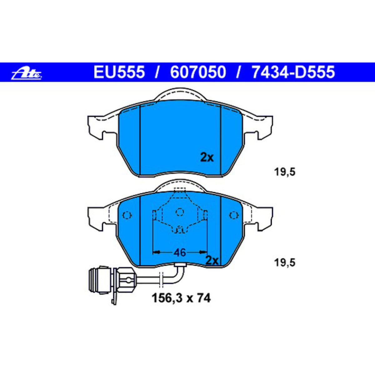 ATE Disc Brake Pad