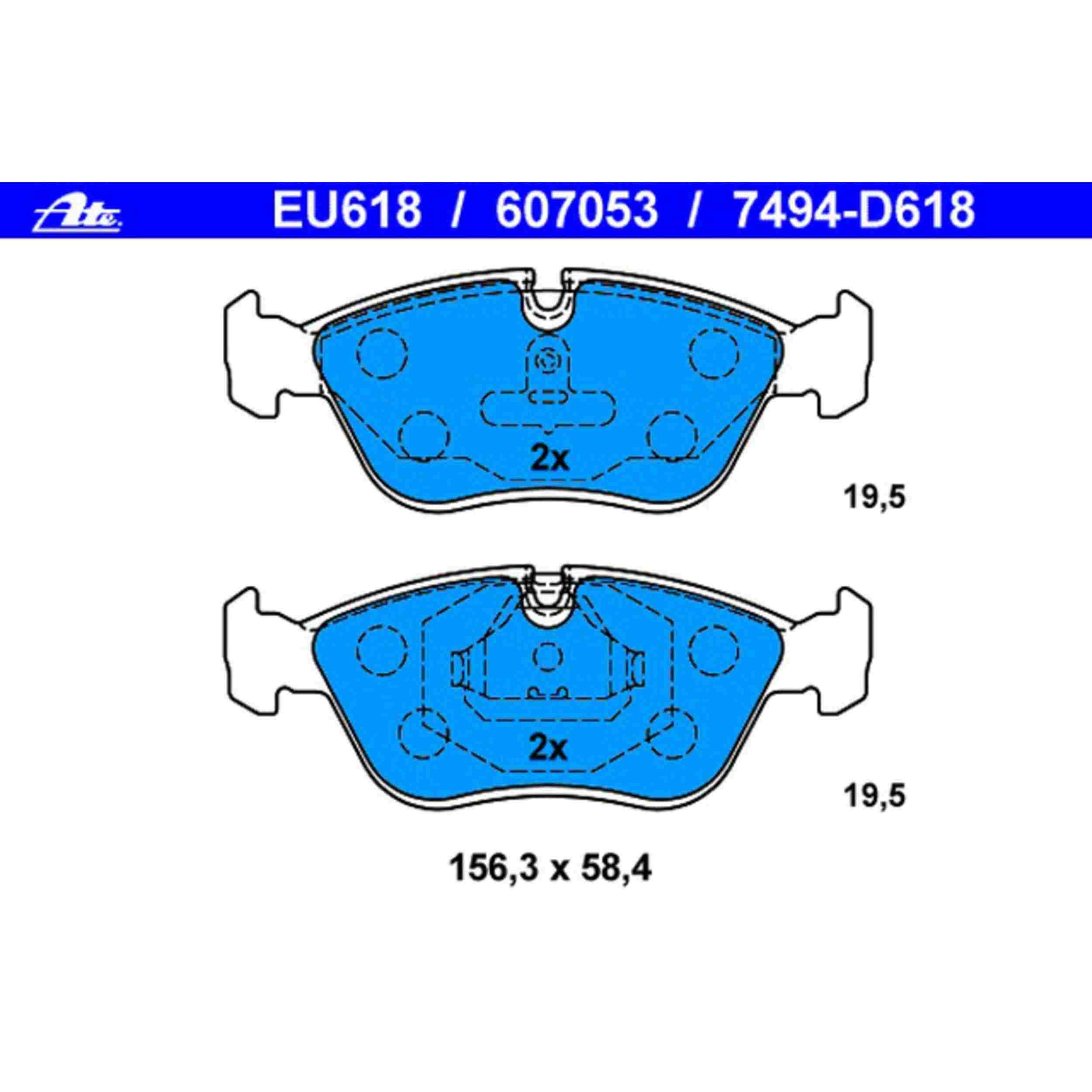 ATE Disc Brake Pad