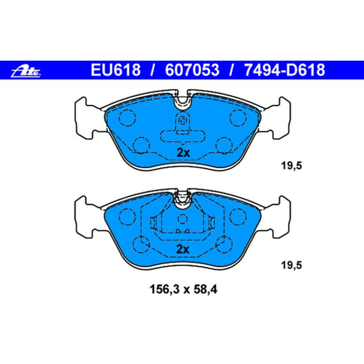 ATE Disc Brake Pad