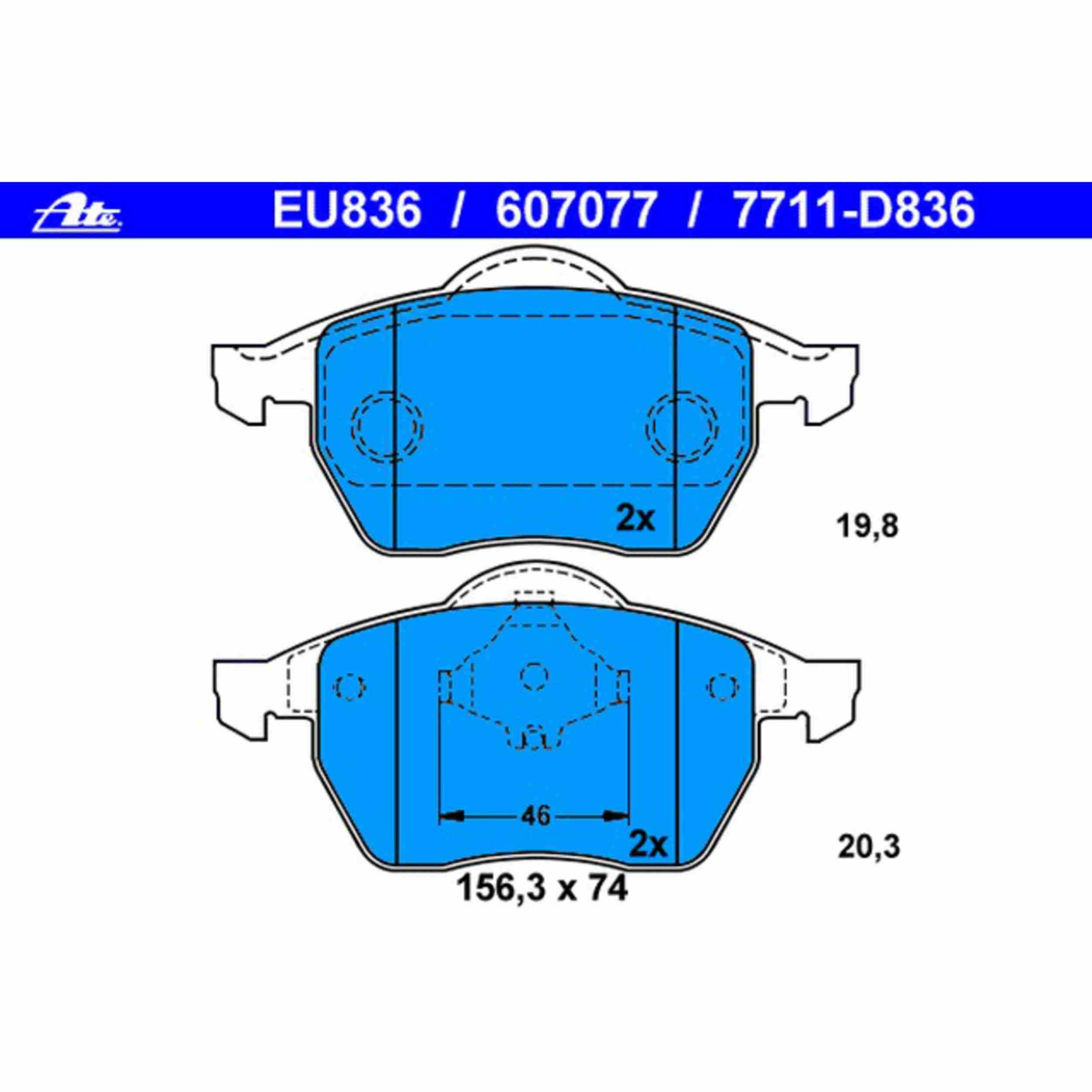 ATE Disc Brake Pad