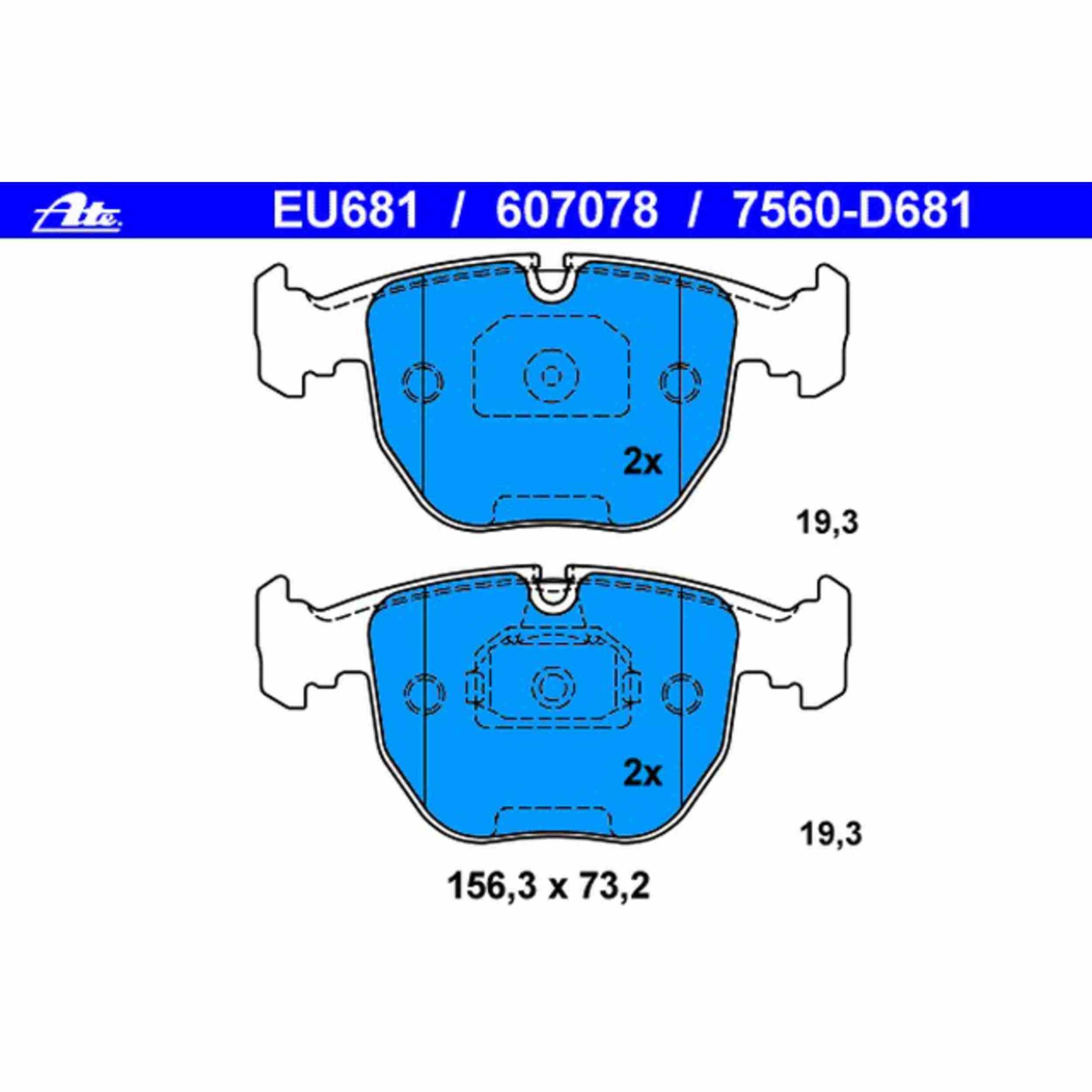 ATE Disc Brake Pad