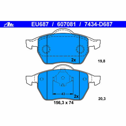 ATE Disc Brake Pad