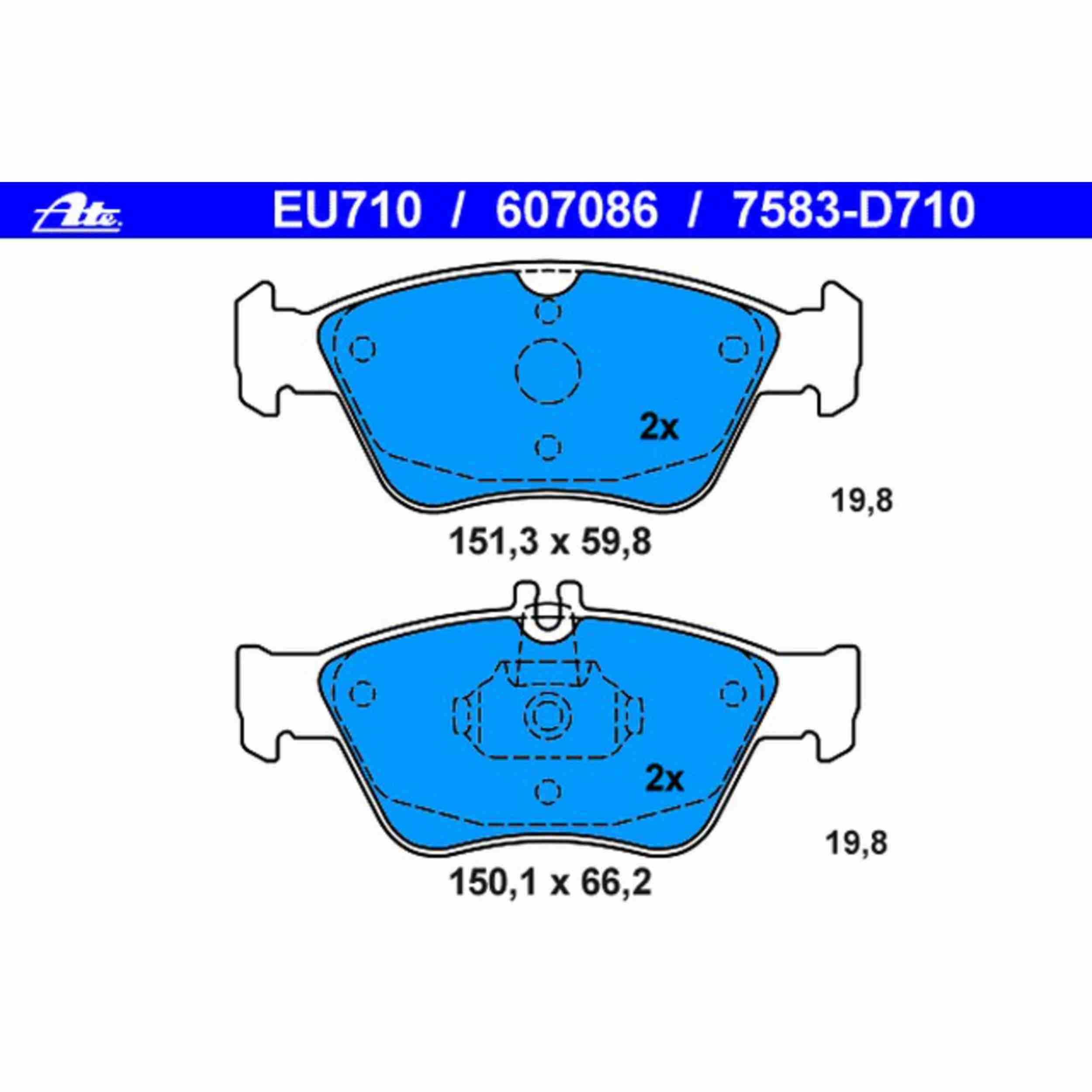 ATE Disc Brake Pad