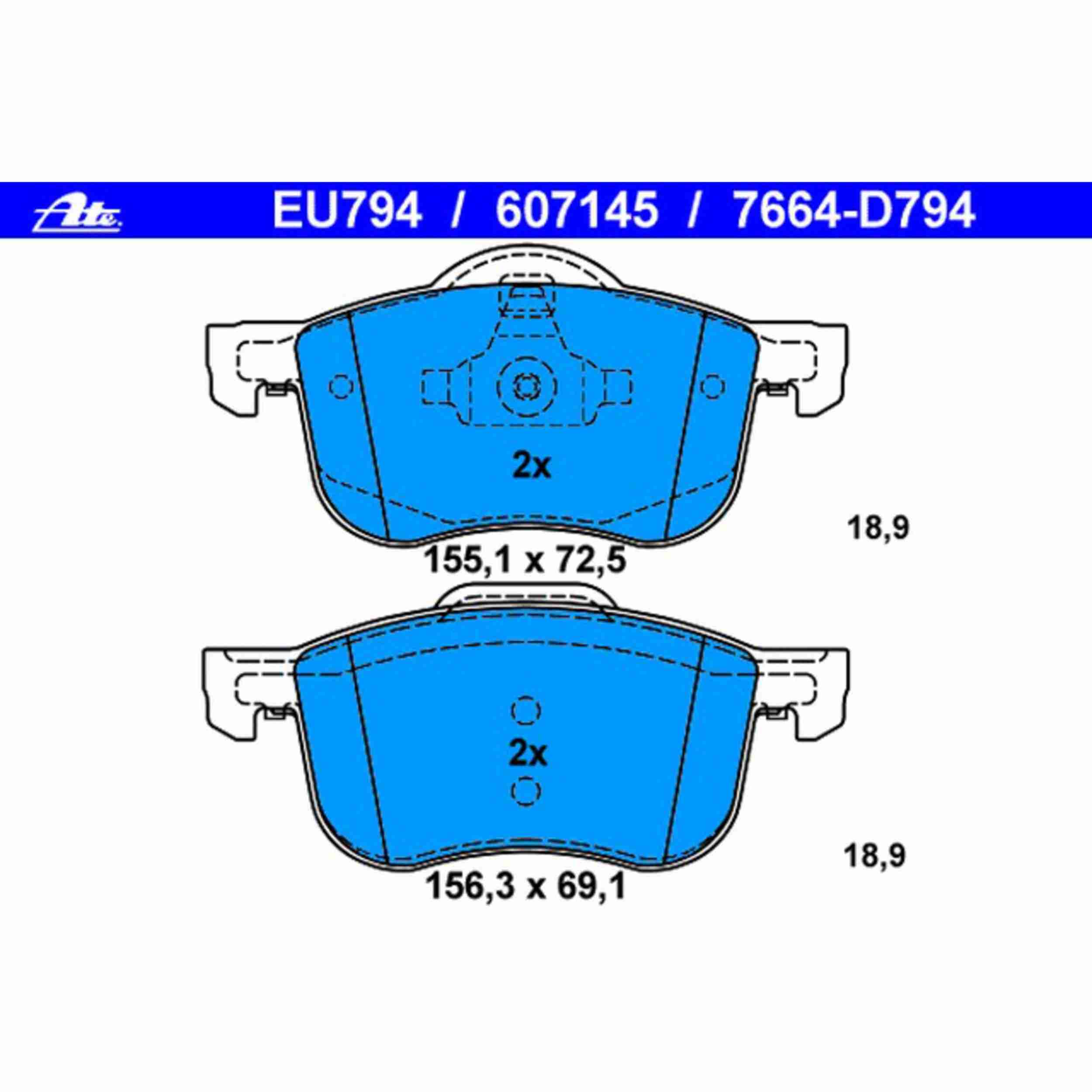 ATE Disc Brake Pad