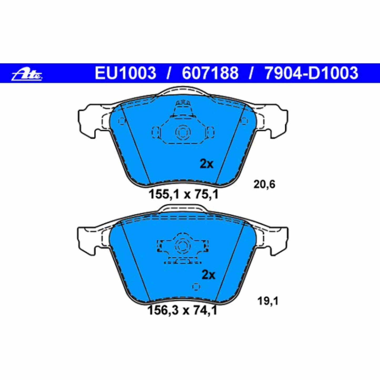ATE Disc Brake Pad