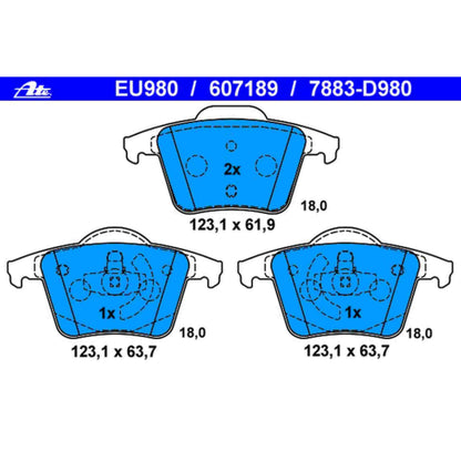 ATE Disc Brake Pad