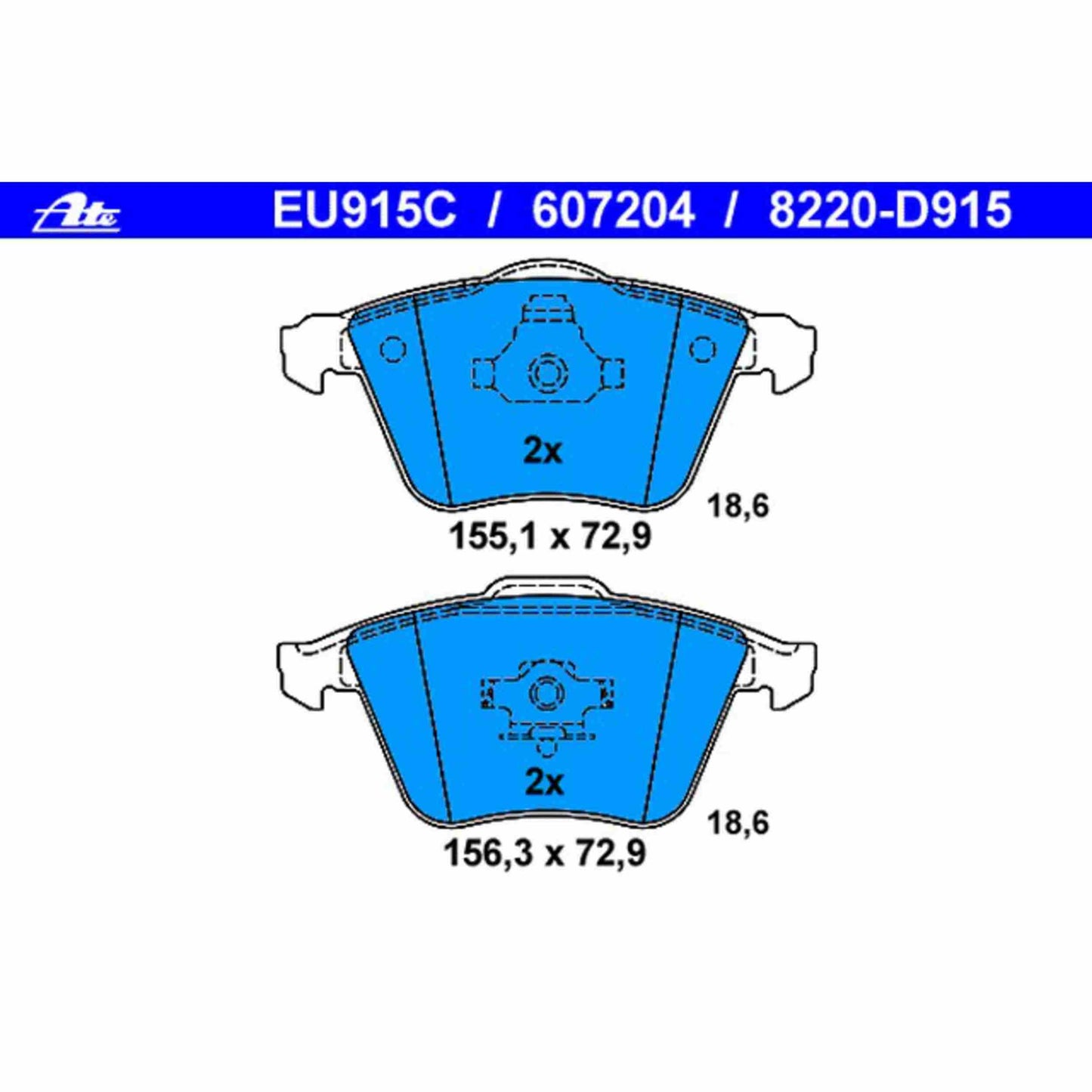 ATE Disc Brake Pad
