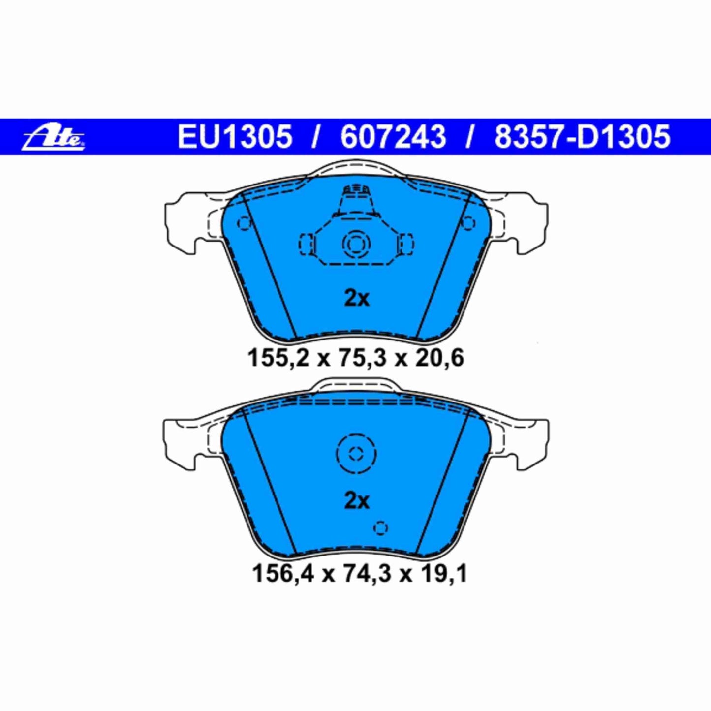 ATE Disc Brake Pad