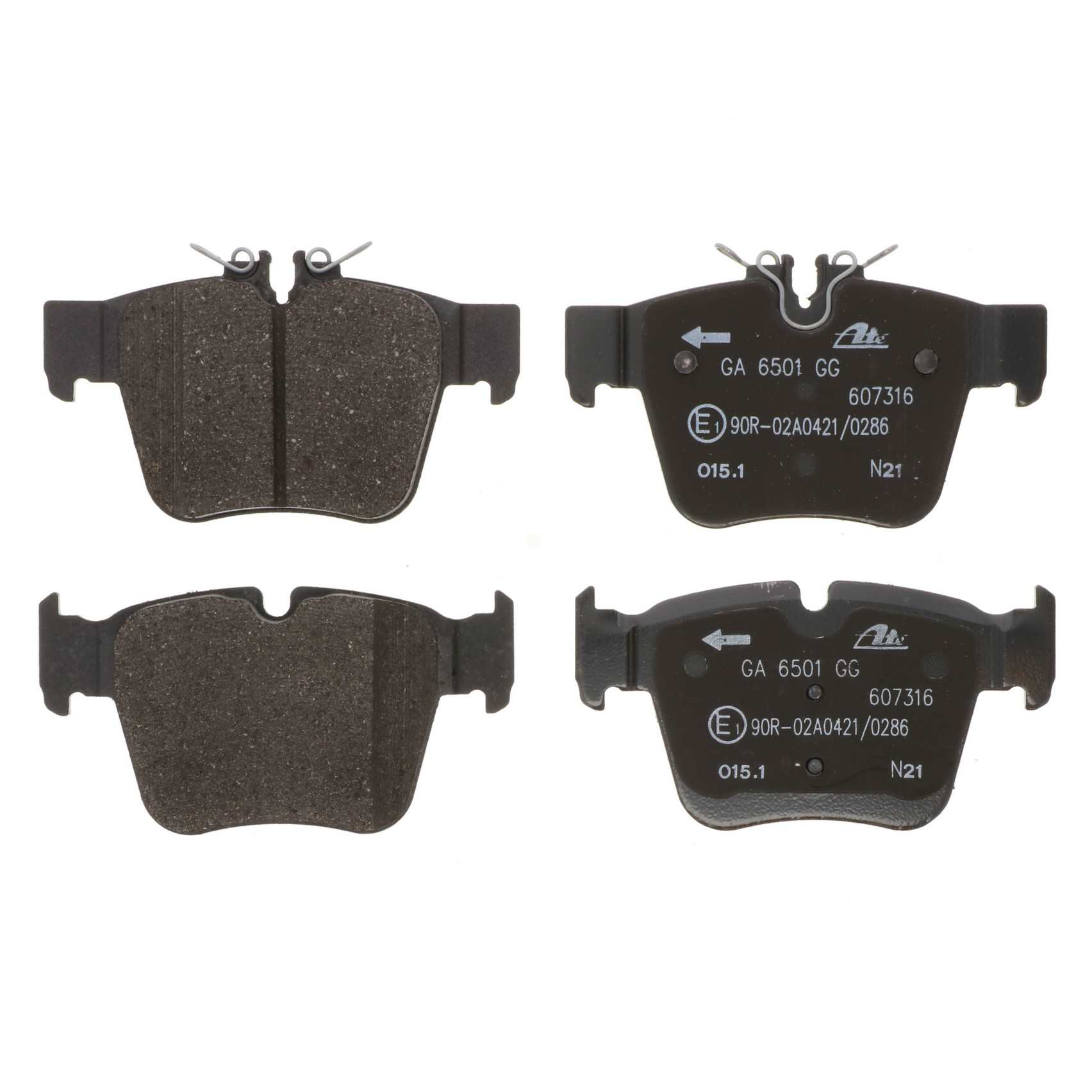 ATE Disc Brake Pad Set 607316