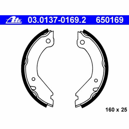 ATE Parking Brake Shoe