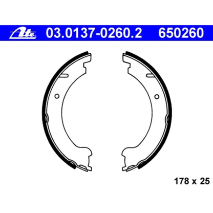 ATE Parking Brake Shoe