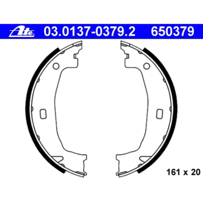 ATE Parking Brake Shoe Set 650379