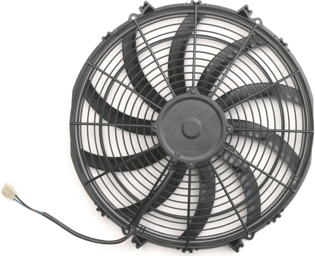 AFCO Racing Products Electric Fan 16in Curved Blade Fans Cooling Fans - Electric main image