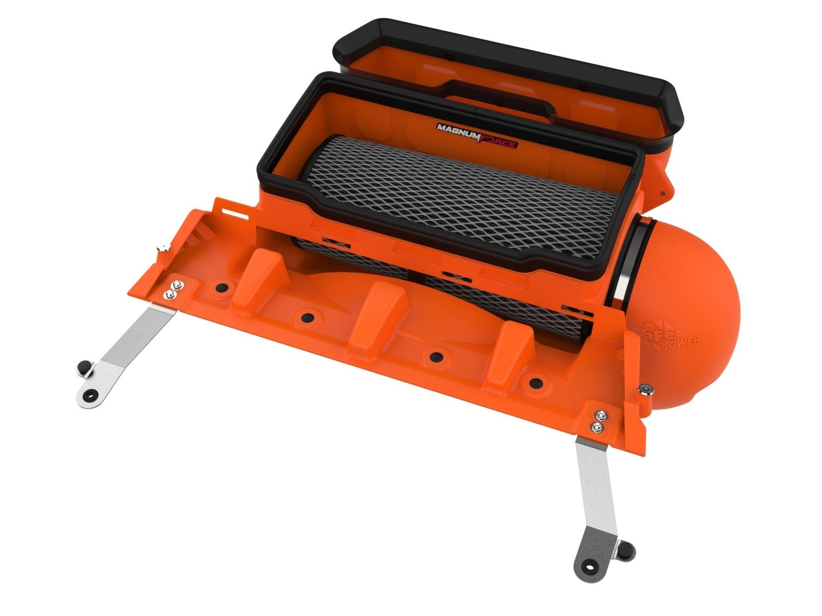 aFe 21-23 RAM 1500 TRX V8-6.2L SC Magnum FORCE Stage2 Orange Edition Cold Air Intake System w/Pro 5R 54-13072KN